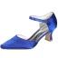 Chic / Beautiful Ivory Casual Womens Shoes 2020 Satin Ankle Strap 5 cm Stiletto Heels Pointed Toe Heels