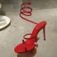 Charming Amazing / Unique Blushing Pink Rave Club Leather Womens Sandals 2020 Rhinestone 10 cm Stiletto Heels Open / Peep Toe Sandals