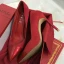Enkla Burgundy Kontors OL Mocka Pumps 2020 10 cm Stilettklackar Spetsiga Pumps