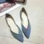Modest / Simple Black Casual Suede Flat Womens Shoes 2020 Pointed Toe