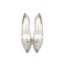 Stilig Elfenben Spets Rhinestone Brudskor 2020 8 cm Stilettklackar Spetsiga Bröllop Pumps