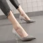 Schön Farbverlauf Rosa Brautschuhe 2020 Pailletten 7 cm Stilettos Spitzschuh Hochzeit Pumps