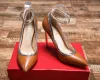 Chic / Beautiful Beige Evening Party Womens Shoes 2020 Ankle Strap 12 cm Stiletto Heels Pointed Toe Pumps