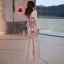 Charming Champagne Sequins Evening Dresses  2021 Trumpet / Mermaid High Neck Short Sleeve Floor-Length / Long Evening Party Formal Dresses
