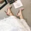 Chic / Beautiful Blushing Pink Dancing Suede Womens Shoes 2020 Ankle Strap 10 cm Stiletto Heels Pointed Toe Heels