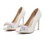 Fabulous Ivory Wedding Shoes 2020 Rhinestone Bow 11 cm Stiletto Heels Pointed Toe Wedding Pumps