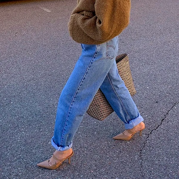 Sencillos Beige Casual Sandalias De Mujer 2020 8 cm Stilettos / Tacones De Aguja Punta Estrecha Sandalias