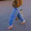 Sencillos Beige Casual Sandalias De Mujer 2020 8 cm Stilettos / Tacones De Aguja Punta Estrecha Sandalias