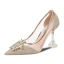 Sexy Silver Street Wear Glitter Pumps 2020 Crystal Rhinestone 9 cm Stiletto Heels Pointed Toe Pumps