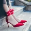 Chic / Beautiful Beige Cocktail Party Womens Shoes 2020 Ankle Strap 8 cm Stiletto Heels Pointed Toe Heels