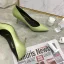 Chic / Beautiful Sage Green Casual Leather Pumps 2020 7 cm Stiletto Heels Pointed Toe Pumps