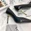 Modest / Simple Black Street Wear Leather Pumps 2020 Snakeskin Print 7 cm Stiletto Heels Pointed Toe Pumps