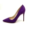 Enkla Kontors OL Purple Mocka Pumps 2020 12 cm Stilettklackar Spetsiga Pumps