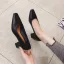 Enkla Aprikos / Beige Kontors OL Pumps 2020 5 cm Tjocka Klackar Fyrkantiga Tå Pumps