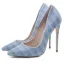 Fashion Silver Evening Party Glitter Pumps 2020 12 cm Stiletto Heels Pointed Toe Pumps