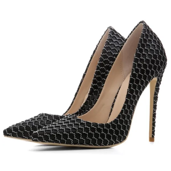 Mode Fuchsia Fest Pumps 2020 12 cm Stilettklackar Spetsiga Pumps