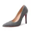 Schlicht Erschwinglich Königliches Blau Büro Wildleder Pumps 2020 10 cm Stilettos Spitzschuh Pumps