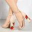 Abordable Noire Vêtement de rue Sandales Femme 2020 Brodé Fleur 9 cm Talons Épais Peep Toes / Bout Ouvert Sandales