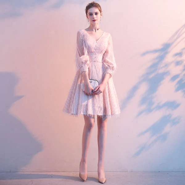 pastel colored homecoming dresses Primavera Couture 3898 Sparkling Short Homecoming Dress main image 1