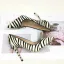 Chic / Beautiful Black White Zebra Pattern Street Wear Pumps 2020 10 cm Stiletto Heels Pointed Toe Pumps