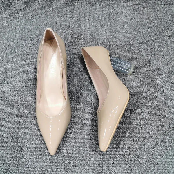 Classy Candy Pink Evening Party Pumps 2020 Leather 7 cm Stiletto Heels Pointed Toe Pumps