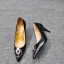 Schöne Weiß Strassenmode Leder Pumps Stilettos 5 cm 2020 Spitzschuh Pumps