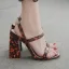 Chic / Beautiful Brown Street Wear Leopard Print Womens Sandals 2020 11 cm Thick Heels Open / Peep Toe Sandals