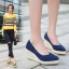 Modest / Simple Black Casual Braid Womens Shoes 2020 10 cm Wedges Pointed Toe