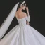 Luxe Ivoire Perlage Perle En Dentelle Fleur Robe De Mariée 2021 Robe Boule De l'épaule Manches Courtes Dos Nu Royal Train Mariage
