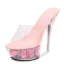 Transparent Blanche Club de carnaval Cristal Sandales Femme 2020 14 cm Talons Aiguilles Peep Toes / Bout Ouvert Sandales