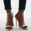 Chic / Beautiful Gold Street Wear Womens Sandals 2020 Ankle Strap 12 cm Stiletto Heels Open / Peep Toe Sandals