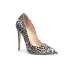 Fine Brun Gateklær Leopard Print Pumps 2020 12 cm Stiletthæler Spisse Pumps