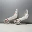 Fashion White Street Wear Pumps 2020 Doodle Cartoon 12 cm Stiletto Heels Pointed Toe Pumps