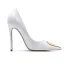 Fashion White Casual Pumps 2020 Cartoon Doodle 12 cm Stiletto Heels Pointed Toe Pumps