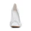 Charming White Wedding Shoes 2020 Rhinestone Lace Flower 12 cm Stiletto Heels Open / Peep Toe Wedding Pumps