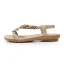 Bohême Romain Beige Plage Pantoufle & Tongs 2020 Peep Toes / Bout Ouvert Plate Chaussures Femmes