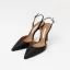 Fashion White Office OL Slingbacks Womens Sandals 2020 10 cm Stiletto Heels Pointed Toe Sandals
