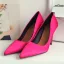 Simple Noire Demoiselle D'honneur Escarpins 2020 Satin 10 cm Talons Aiguilles À Bout Pointu Escarpins