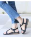 Bohemia Beige Summer Beach Rhinestone Slipper & Flip flops 2020 Open / Peep Toe Flat Womens Shoes
