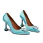 Snygga / Fina Limegrön Tidsbeställning Rhinestone Pumps 2020 10 cm Stilettklackar Spetsiga Pumps