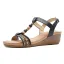 Vintage / Originale Bohême Été Rouge Plage Sandales Femme 2020 T-Strap 4 cm Compensées Talon Bas Peep Toes / Bout Ouvert Sandales