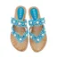 Cyganeria Czarne Plaża Sandały Damskie 2020 Z Koronki Kwiat Rhinestone Płaskie Peep Toe Sandały