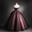 Elegant Black Red Prom Dresses 2021 Ball Gown Spaghetti Straps Beading Pearl Sequins Lace Flower Sleeveless Backless Floor-Length / Long Formal Dresses
