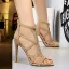 Roman Sexy Black Rave Club Suede Womens Sandals 2020 11 cm Stiletto Heels Open / Peep Toe Sandals