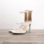 Sexy Rot Strassenmode Sandalen Damen 2020 Lackleder Knöchelriemen 10 cm Stilettos Peeptoes Sandaletten