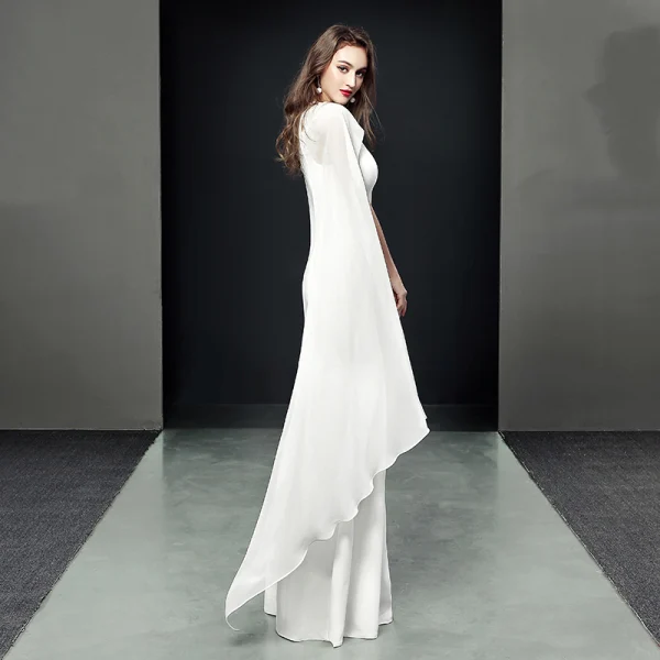 Amazing / Unique Black Evening Dresses 2018 Trumpet / Mermaid Scoop Neck Long Sleeve Floor-Length / Long Formal Dresses