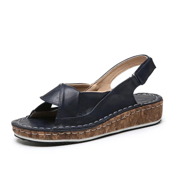 Modest / Simple Summer Red Casual Womens Sandals 2020 Platform Open / Peep Toe Sandals