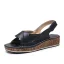 Modest / Simple Summer Red Casual Womens Sandals 2020 Platform Open / Peep Toe Sandals