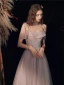 Charming Blushing Pink Glitter Prom Dresses 2020 A-Line / Princess Spaghetti Straps Beading Sequins Sleeveless Backless Floor-Length / Long Formal Dresses