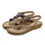 Böhmen Sommer Pink Freizeit Sandalen Damen 2020 Kristall Peeptoes Flache Sandaletten